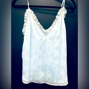 Rebecca Taylor Gorgeous Light Blue Camisole…
